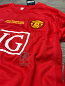 Retro Manchester United Long-sleeve Home Jersey 2007/08