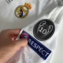 Retro Real Madrid 2015/16 Home Long Sleeve Final Milano 2016 Patches UCL 10 UEFA Respect