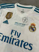Retro Real Madrid Long-sleeve Home Jersey 2017/18