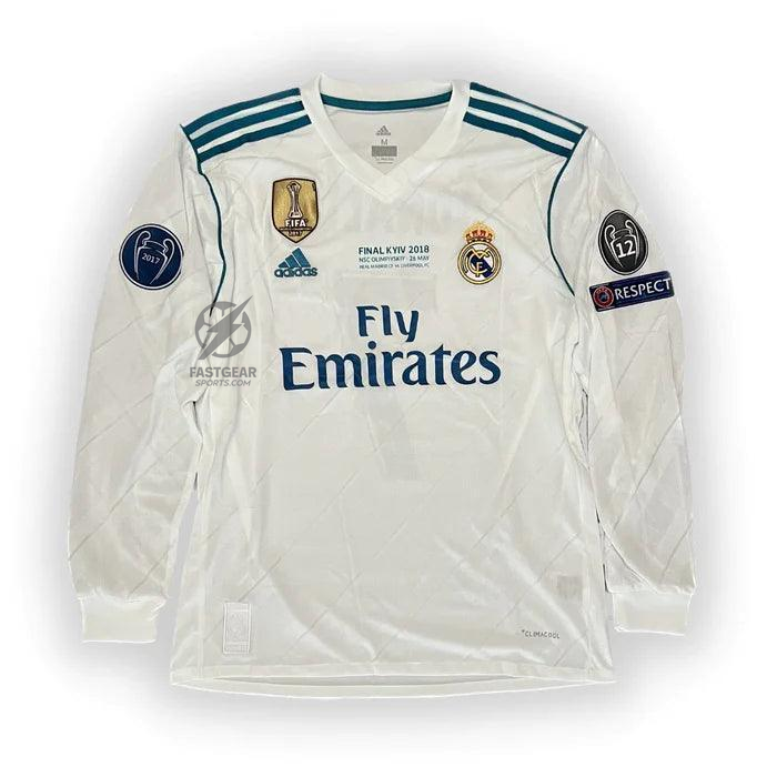 Retro Real Madrid Long-sleeve Home Jersey 2017/18