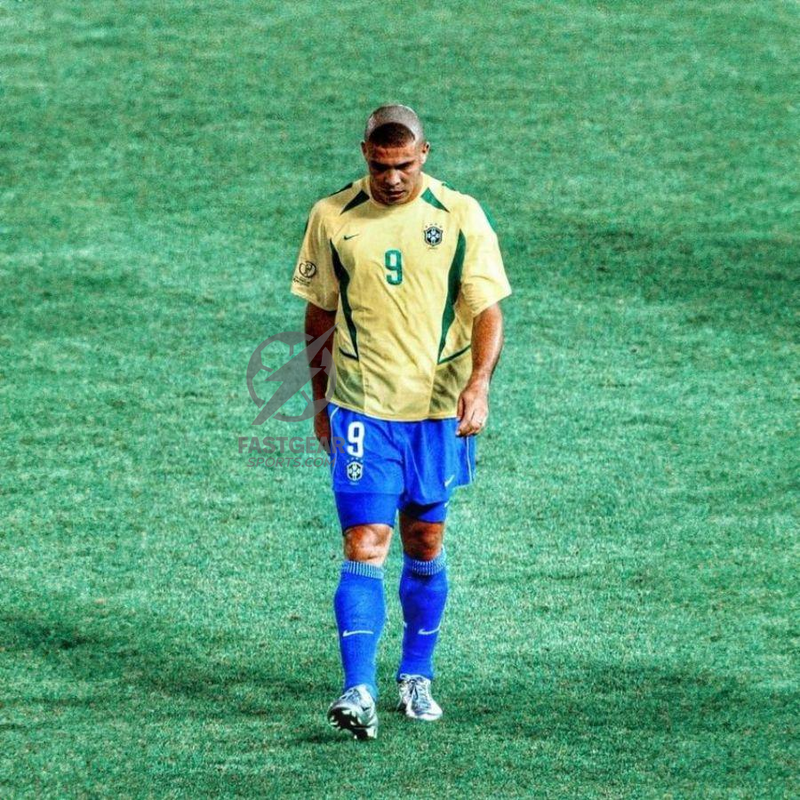 Ronaldinho 11 Brazil Home Retro 2002 World Cup Ronaldo Ronaldinho Rivaldo