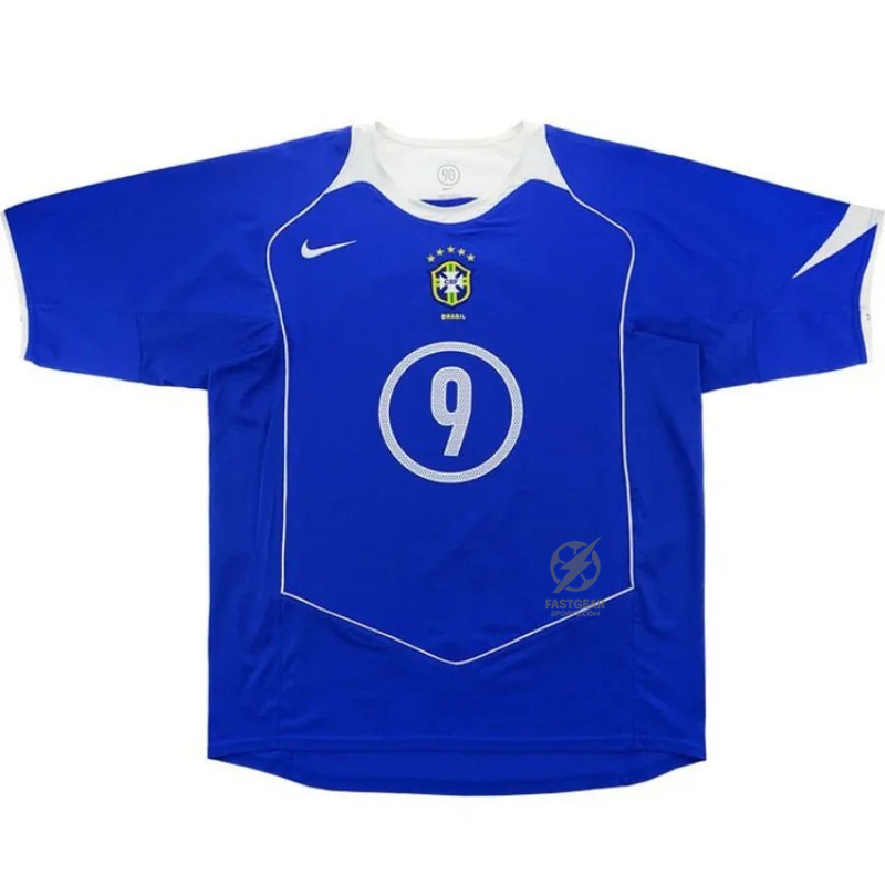 Ronaldo 9 Brazil Away Retro 2004