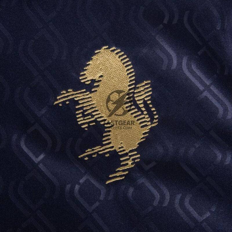 Juventus Third 2024/25 Patches UCL UEFA Foundation (Official Printing)