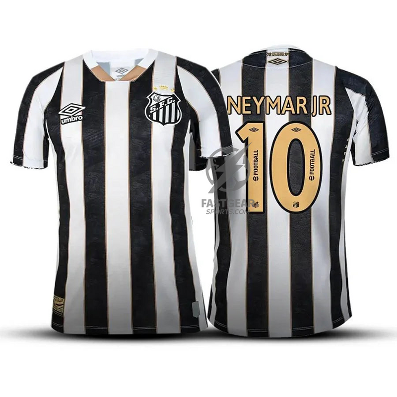 Santos Neymar JR 10 Away Fan Jersey 2024/25