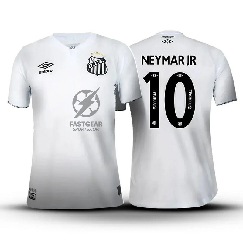 Santos Neymar JR 10 Home Fan Jersey 2024/25
