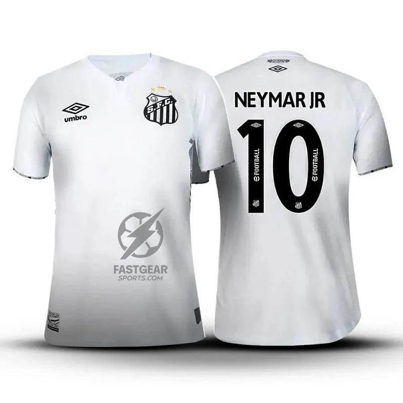 Santos Neymar JR 10 Home, Away or Third Fan Jersey 2024/25