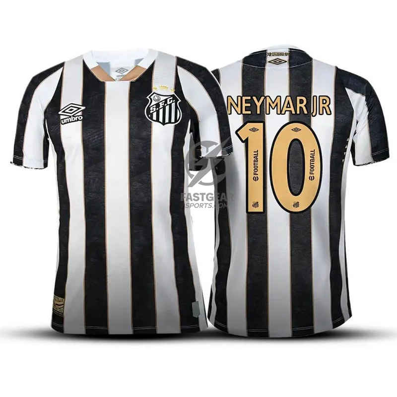 Santos Neymar JR 10 Home, Away or Third Fan Jersey 2024/25