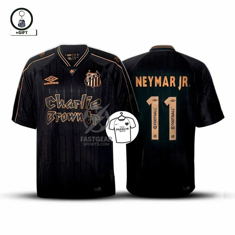 Santos Neymar JR 10 Special Edition Charlie Brown JR 2024  -Collab band home edition