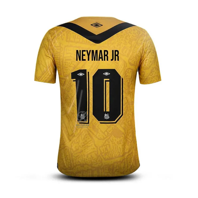 Santos Neymar JR 10 Third Fan Jersey Women's 2024/25
