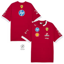 Scuderia Ferrari 2025 Team Oversized T-Shirt - Dark Red Formula 1 F1 Formula One