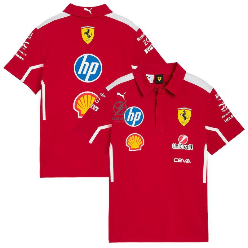Scuderia Ferrari  2025 Team Polo Formula 1 F1 Formula One