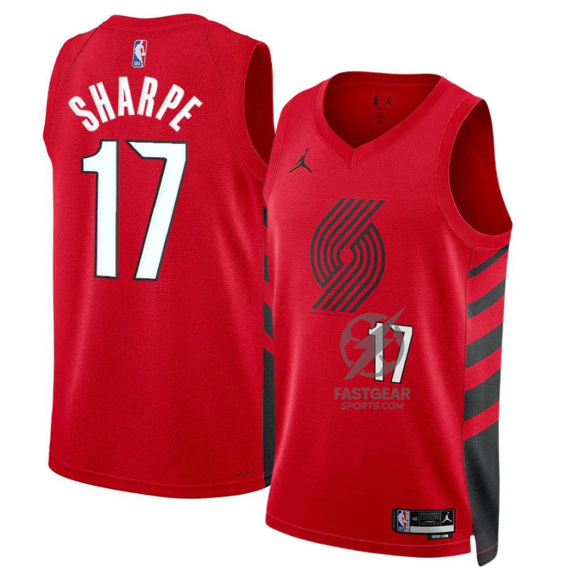 Sharpe 17 Portland Trail Balzers Jordan Statement Edition 24/25 NBA Jersey