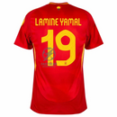 Spain Lamine Yamal 19 Home Fan Jersey 2025/26