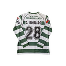 Sporting Home Long Sleeve Retro Jersey 2002/03