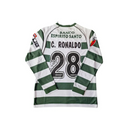 Sporting Home Long Sleeve Retro Jersey 2002/03