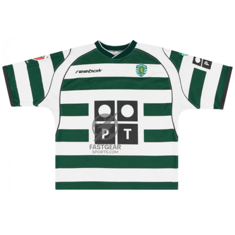 Sporting Home Retro Jersey 2002/03