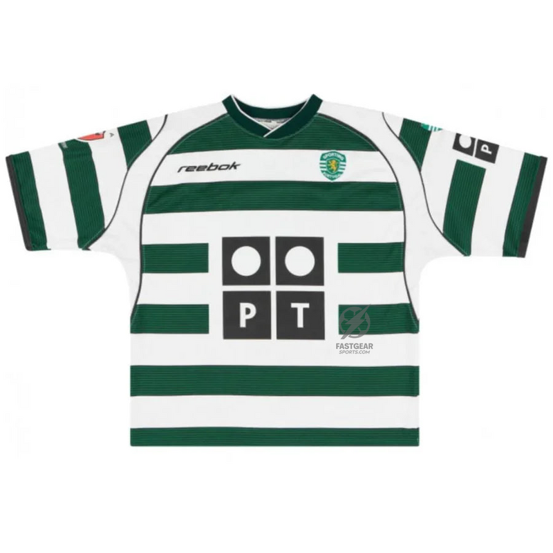 Sporting Home Retro Jersey 2002/03