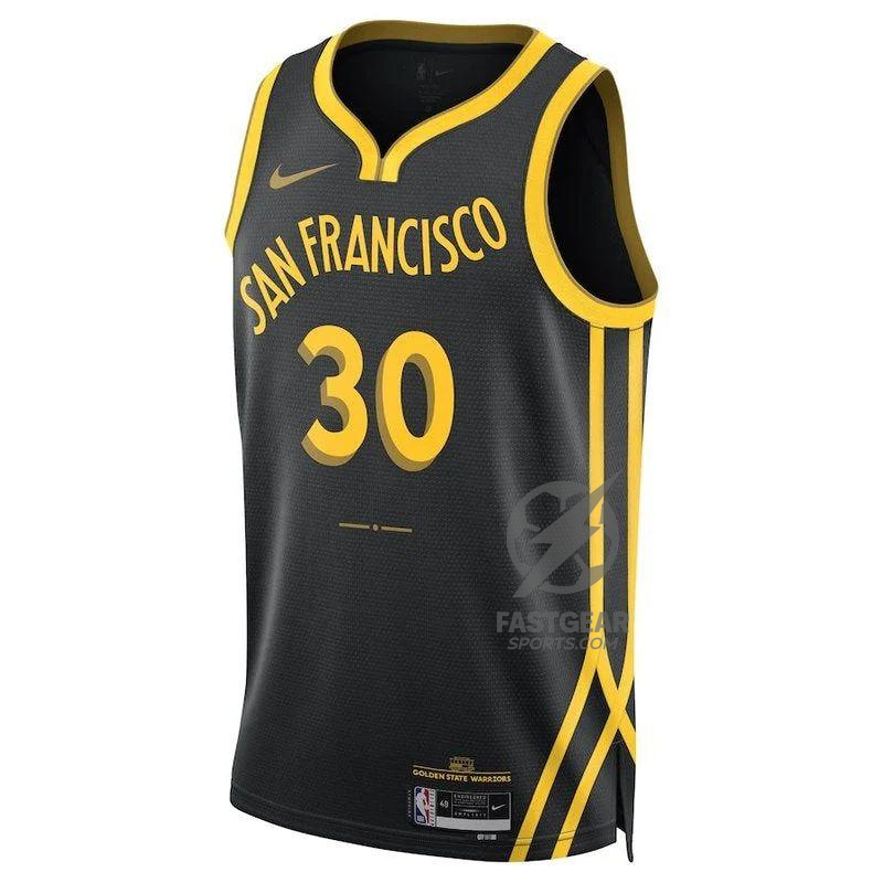 Stephen Curry Golden State Warriors Unisex 23/24 NBA Jersey - Black - City Edition