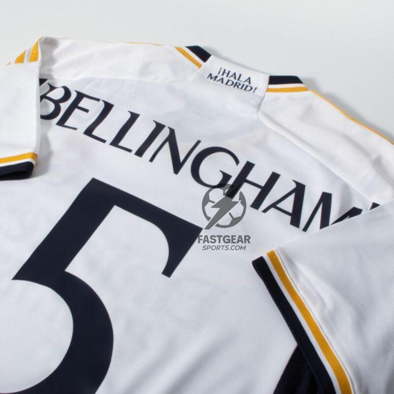 Real Madrid Bellingham 5 Home Fan Jersey 2023/24