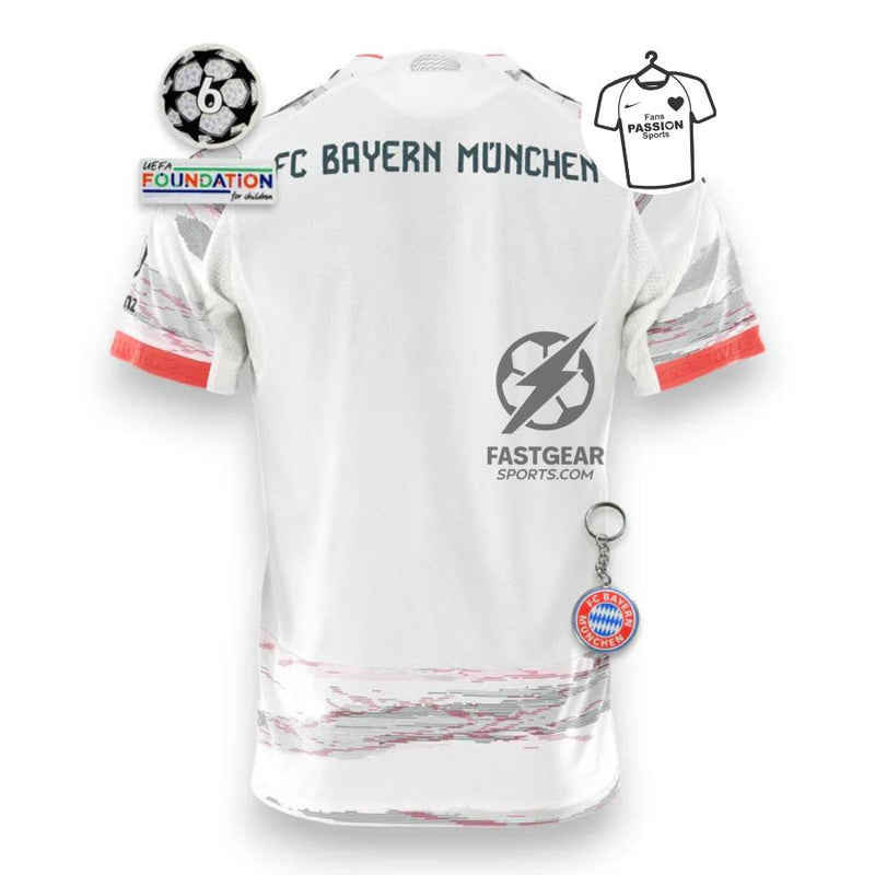 Bayern Munchen Away Fan Jersey 2025/26  Champions League Patch