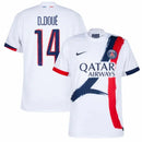 PSG  D.Doué 14 Away Fan Jersey 2024/25