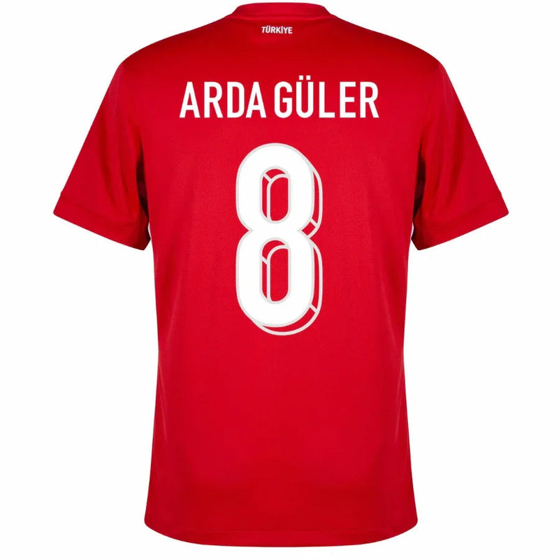 Turkey Arda Güler 8 Away Fan Jersey 2025/26