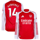 Arsenal Gyökeres 14 Home Long Sleeve Fan Jersey 2025/26
