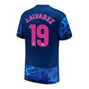 Atlético Madrid Julián Alvarez 19 Third Fan Jersey 2024/25 Patches UCL UEFA Foundation (Official Printing)