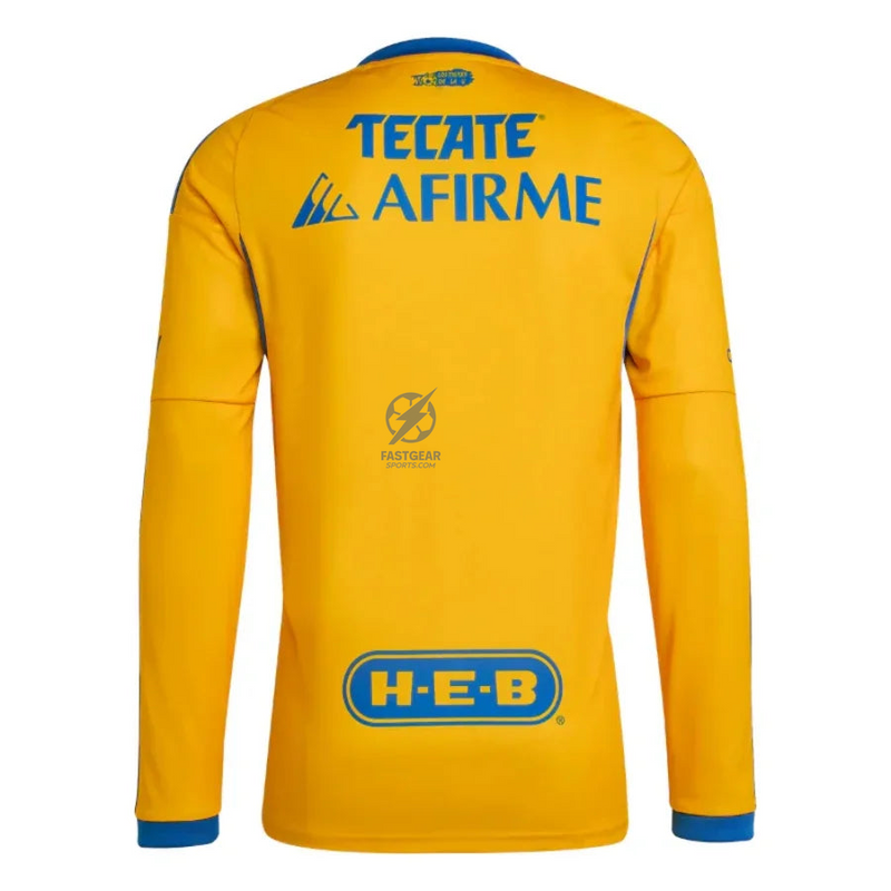 Tigres Home Long Sleeve Fan Jersey 2025/26