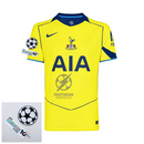 Tottenham Third Fan Jersey 2025/26 Patches UCL + 10th Anniversary UEFA.