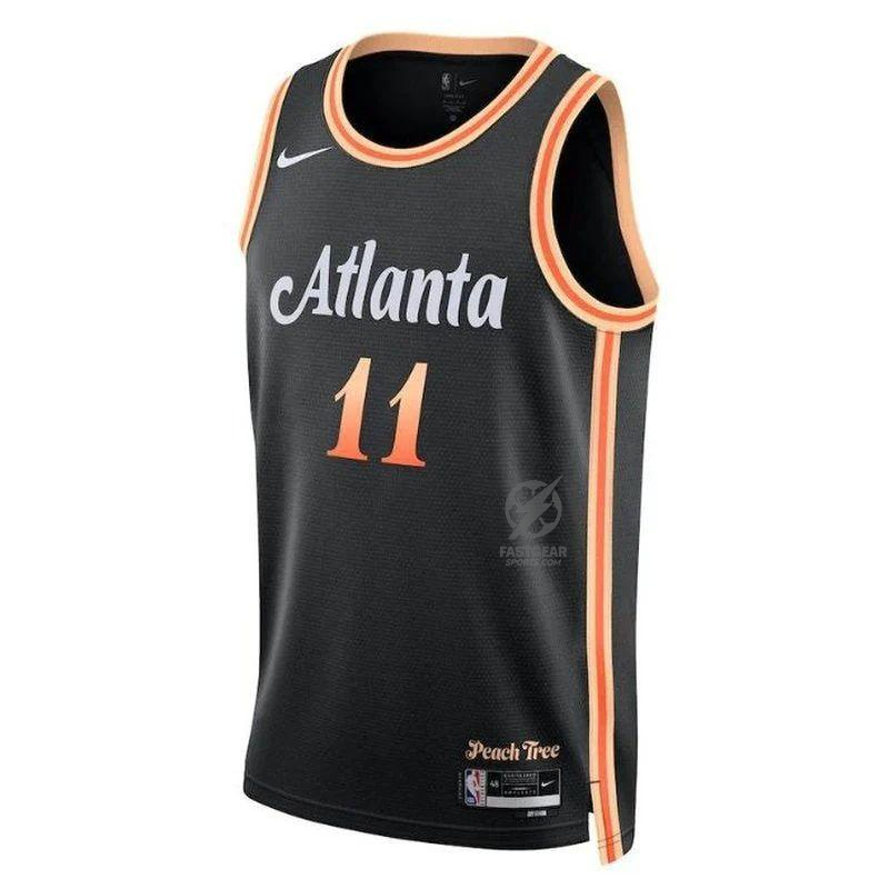 Trae Young Atlanta Hawks 22/23 Unisex NBA Jersey - City Edition - Black