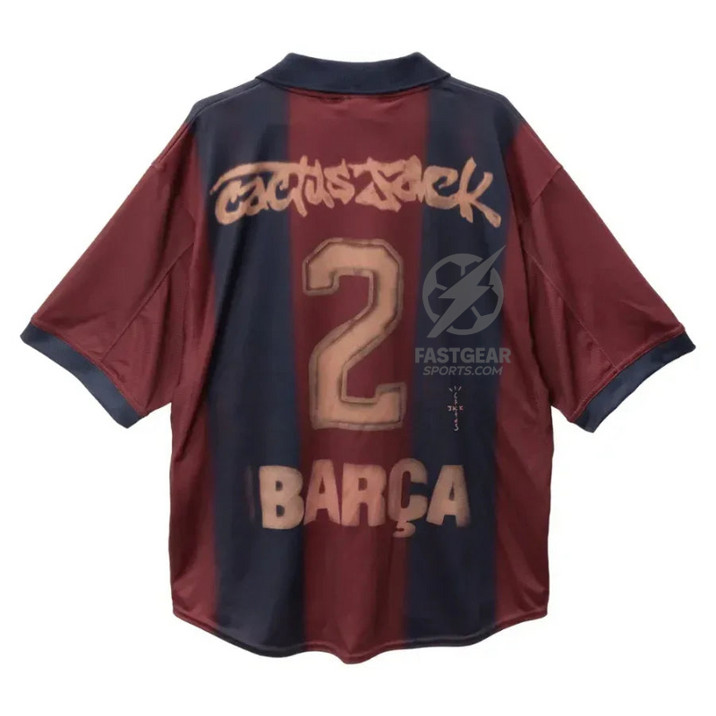 Travis Scott x FC Barcelona Retro 2000/01 Home Authentic Player