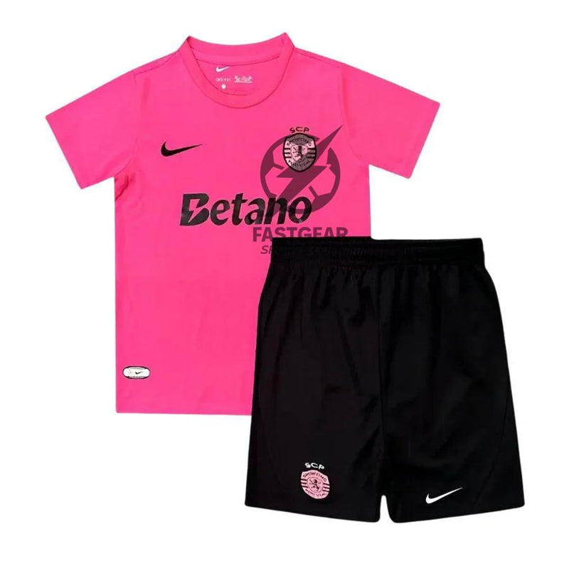 Kids KIT Sporting Pink October Jersey 2024/25