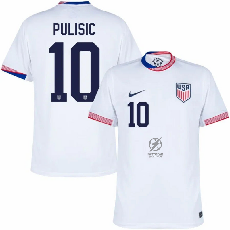 USA Pulisic 10 Home Fan Jersey 2024/25