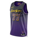 Luka Dončić - Los Angeles Lakers City Edition 2024 NBA Jersey - Purple - Unisex