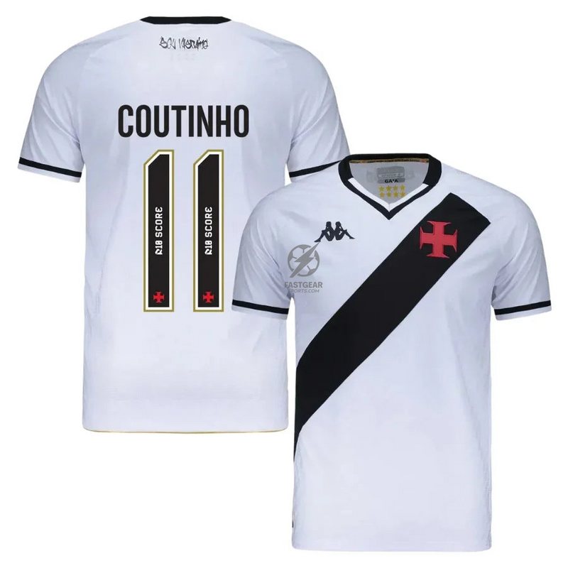 Vasco da Gama Coutinho 11 Away Fan Jersey 2025/26