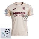 Villarreal Away Fan Jersey 2025/26 Patches UCL + 10th Anniversary UEFA.