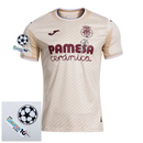 Villarreal Away Fan Jersey 2025/26 Patches UCL + 10th Anniversary UEFA.