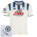 Atalanta Away Fan Jersey 2025/26 Patches UCL + 10th Anniversary UEFA Foundation