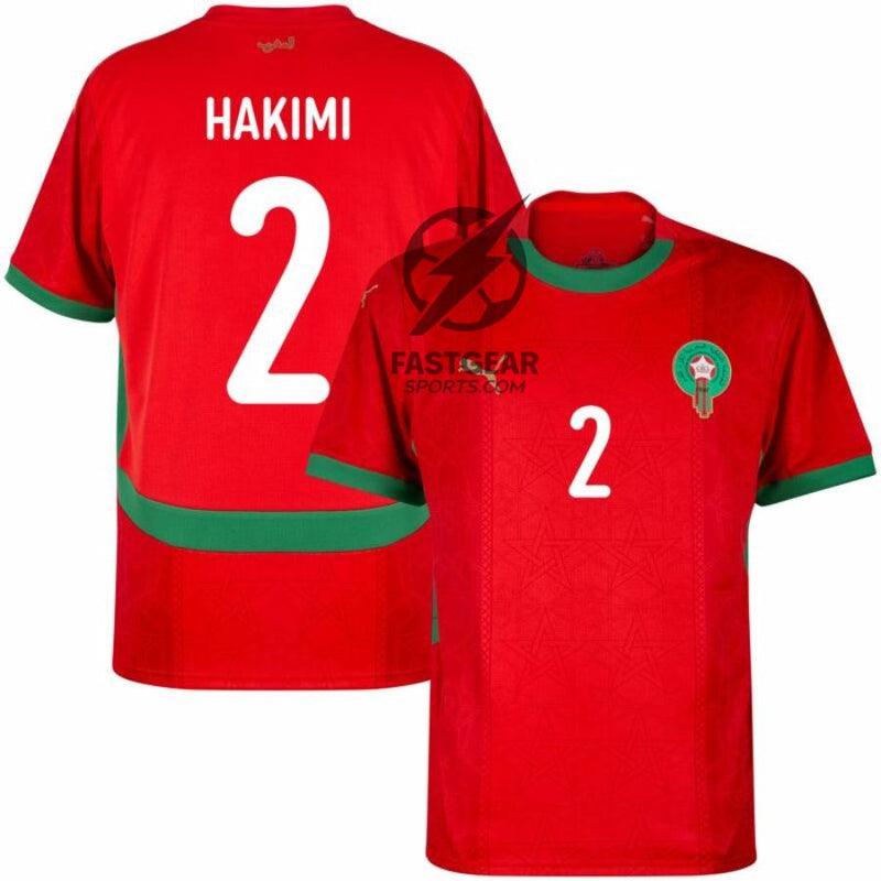 Marocco Home Hakimi 2 Authentic Player Shirt 2026 World Cup