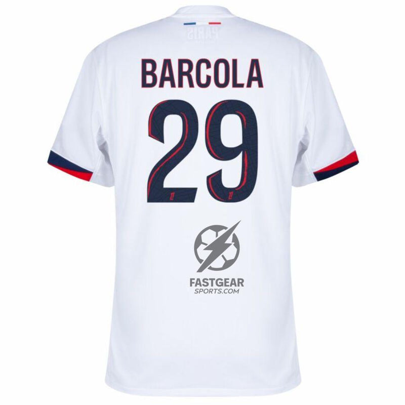 Paris Saint-Germain Fan Jersey Away 2024/25 Patches UCL UEFA Foundation (Official Printing)