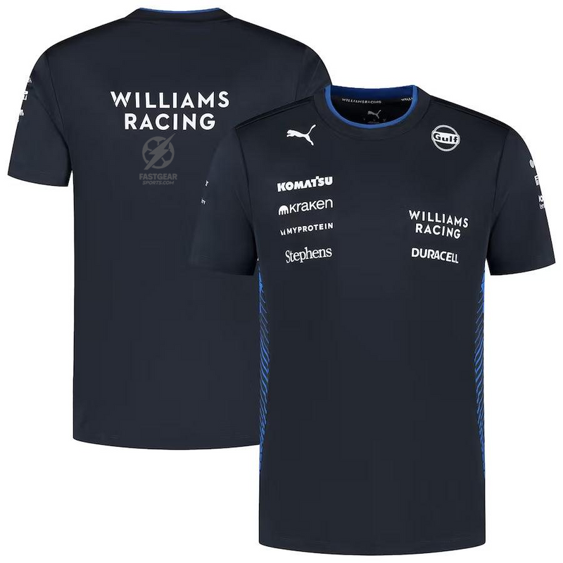Williams Racing 2025 Team Set Up T-Shirt Formula 1 F1 Formula One