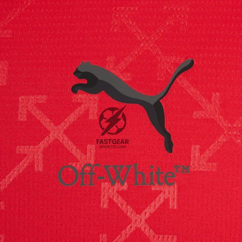 AC Milan RED JERSEY DIAVOLI X OFF-WHITE™ Fan Jersey 2025