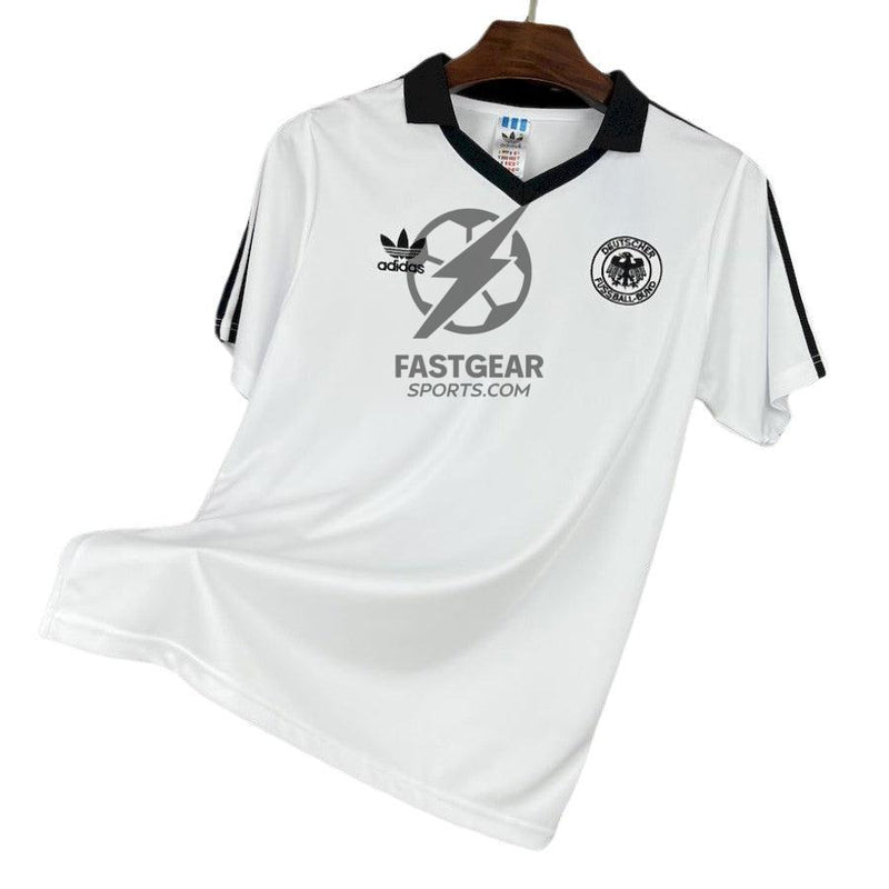 Germany Retro Home 1980 Fan Jersey