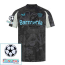 Bayer 04 Leverkusen Wirtz 10 Third Fan Jersey 2024/25 Patches UCL UEFA Foundation (Official Printing)