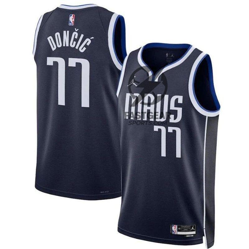 Luka Dončić - Dallas Mavericks Unisex 2023 Statement Edition NBA Jersey - Navy