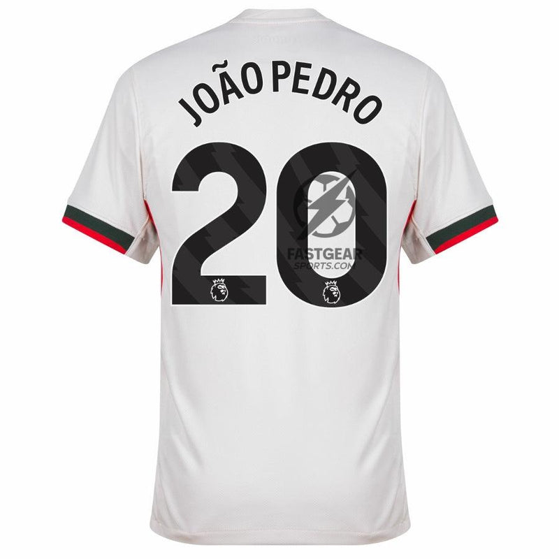 Chelsea Joao Pedro 20 Away Fan Jersey 2025/26