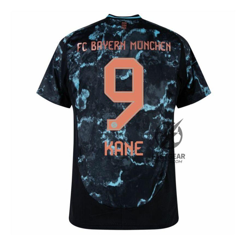 Bayern München Away Fan Jersey 2024/25 Patches UCL UEFA Foundation (Official Printing)