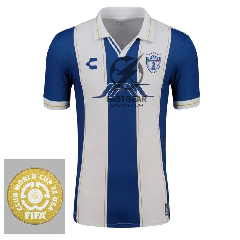 Pachuca Home Fan Jersey 2025/26 Patch Club World Cup
