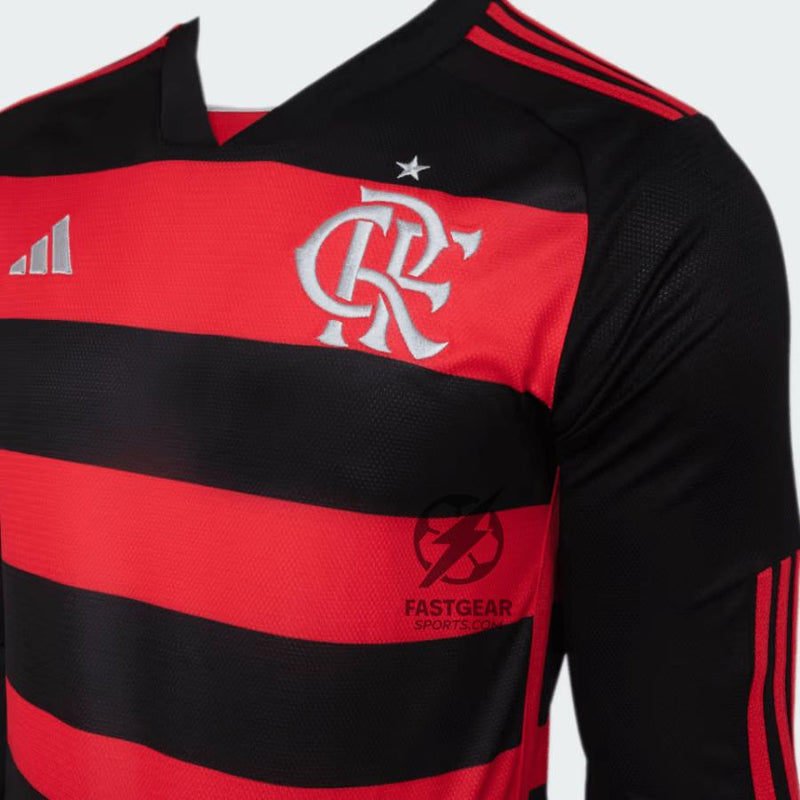 Flamengo Home Long Sleeve Jersey 2024/25